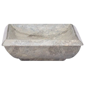 Νιπτήρας Γκρι 50 x 35 x 10 εκ. Μαρμάρινος - PAKOBAZAAR