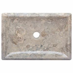 Νιπτήρας Γκρι 50 x 35 x 10 εκ. Μαρμάρινος - PAKOBAZAAR