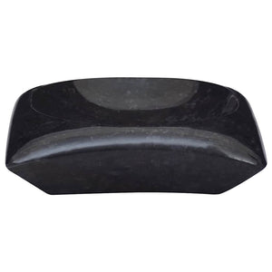 Νιπτήρας Μαύρος 50 x 35 x 10 εκ. Μαρμάρινος - Pakobazaar