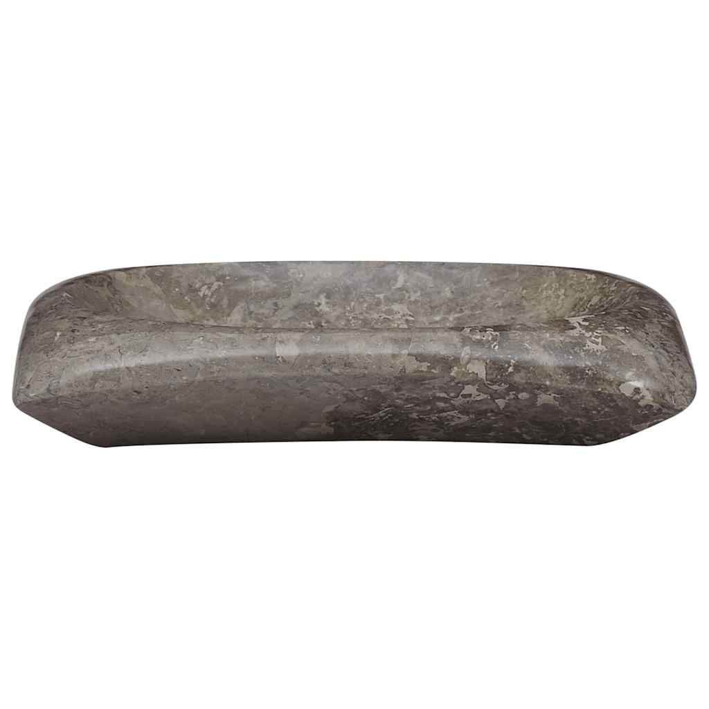 Νιπτήρας Γκρι 50 x 35 x 10 εκ. Μαρμάρινος - PAKOBAZAAR