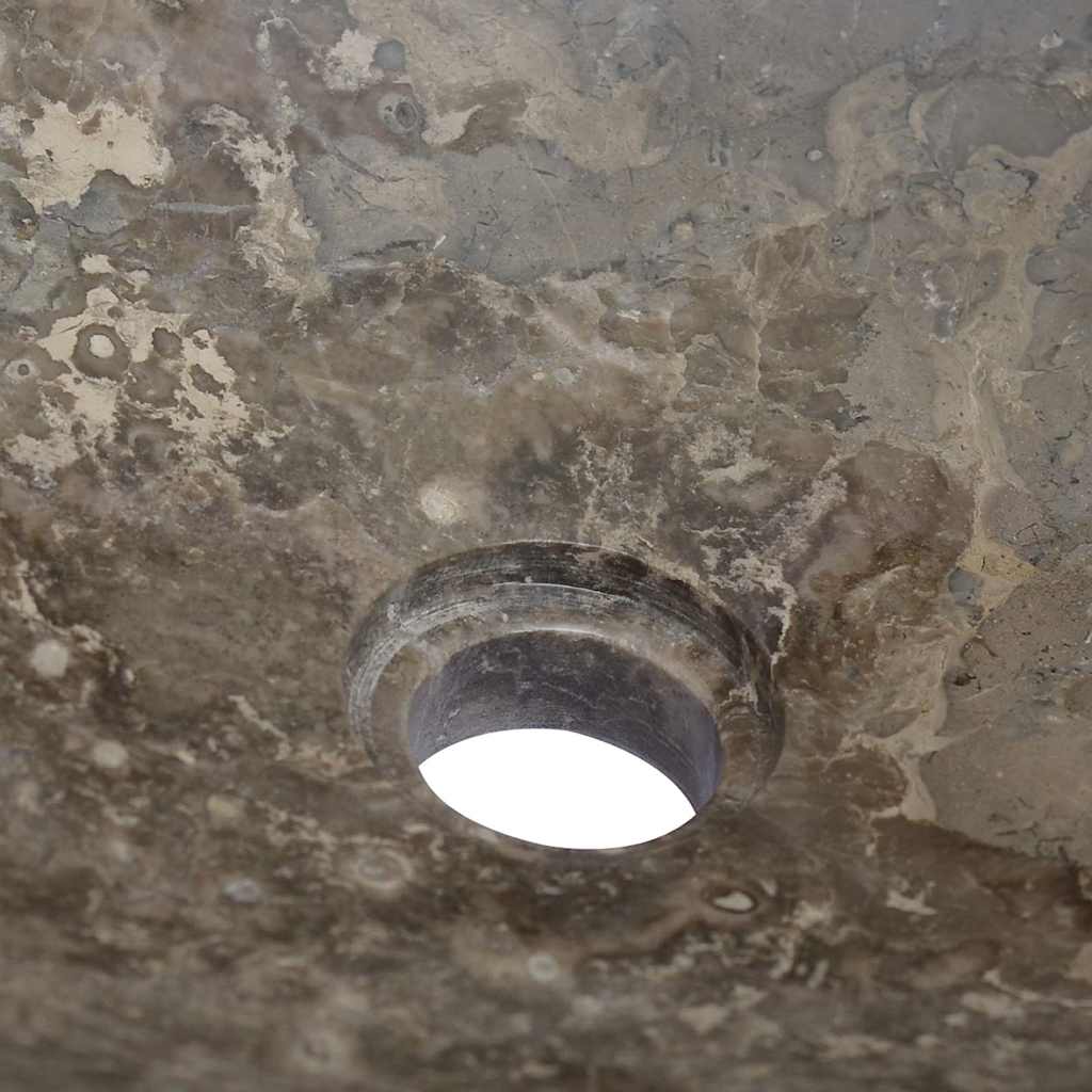 Νιπτήρας Γκρι 50 x 35 x 10 εκ. Μαρμάρινος - PAKOBAZAAR