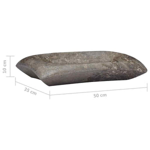 Νιπτήρας Γκρι 50 x 35 x 10 εκ. Μαρμάρινος