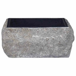 Νιπτήρας Μαύρος 30 x 30 x 13 εκ. Μαρμάρινος - PAKOBAZAAR