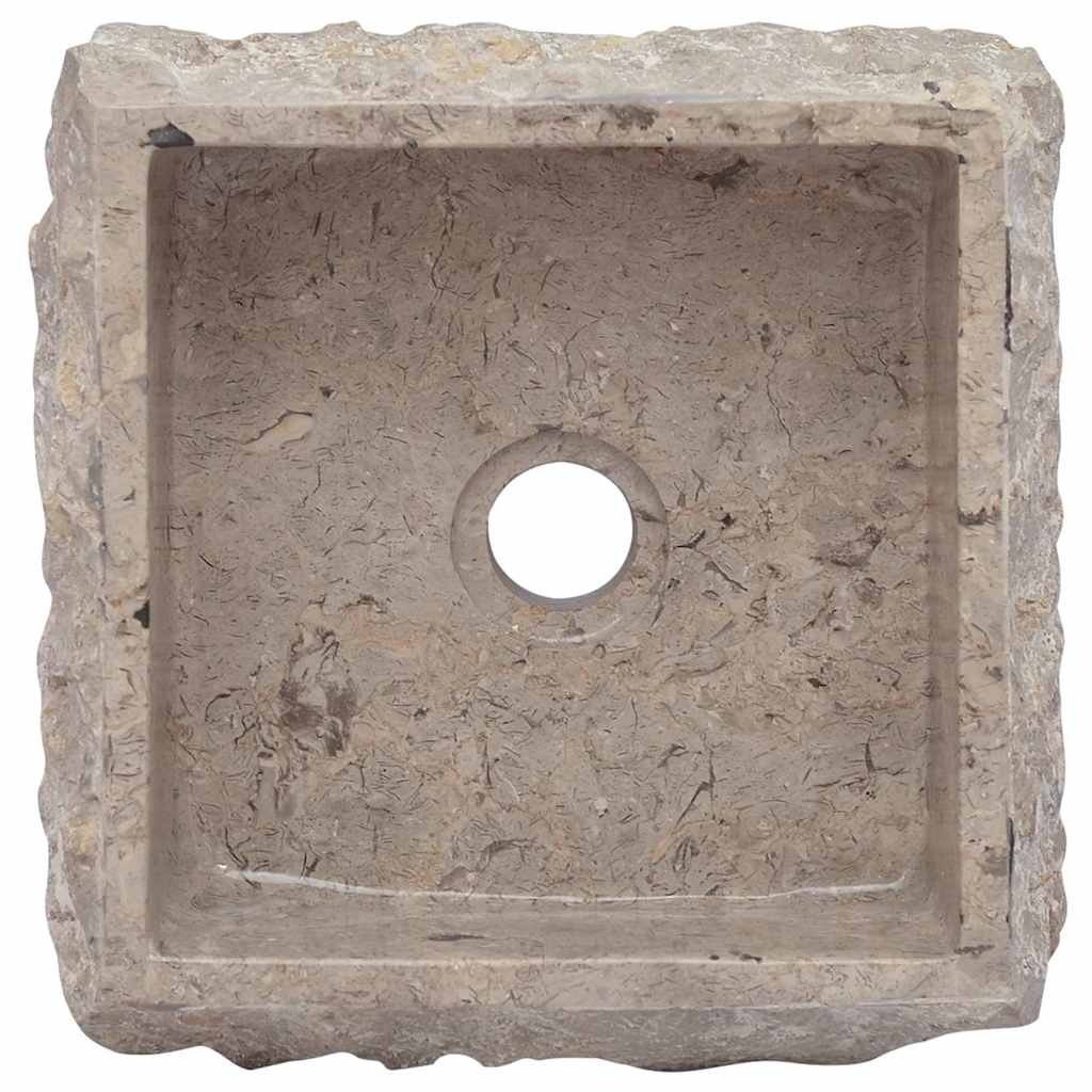 Νιπτήρας Γκρι 30 x 30 x 13 εκ. Μαρμάρινος - PAKOBAZAAR