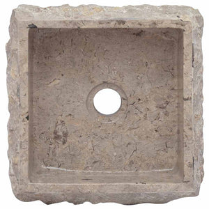 Νιπτήρας Γκρι 30 x 30 x 13 εκ. Μαρμάρινος - PAKOBAZAAR