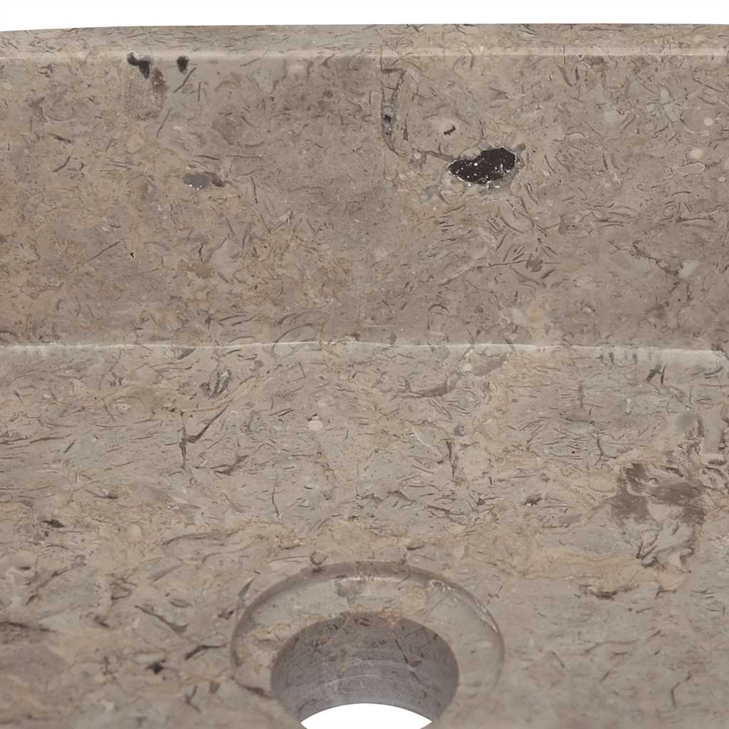 Νιπτήρας Γκρι 30 x 30 x 13 εκ. Μαρμάρινος - PAKOBAZAAR