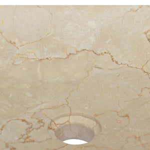 Νιπτήρας Κρεμ 40 x 40 x 10 εκ. Μαρμάρινος - PAKOBAZAAR