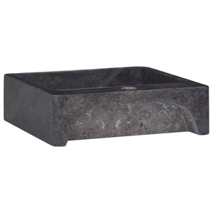 Νιπτήρας Μαύρος 40 x 40 x 12 εκ. Μαρμάρινος
