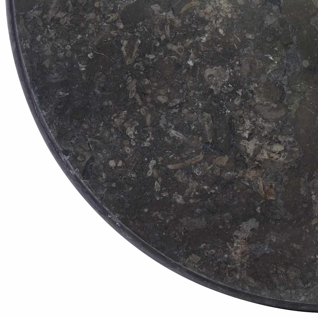 Επιφάνεια Τραπεζιού Μαύρη Ø50 x 2,5 cm Μαρμάρινη - PAKOBAZAAR