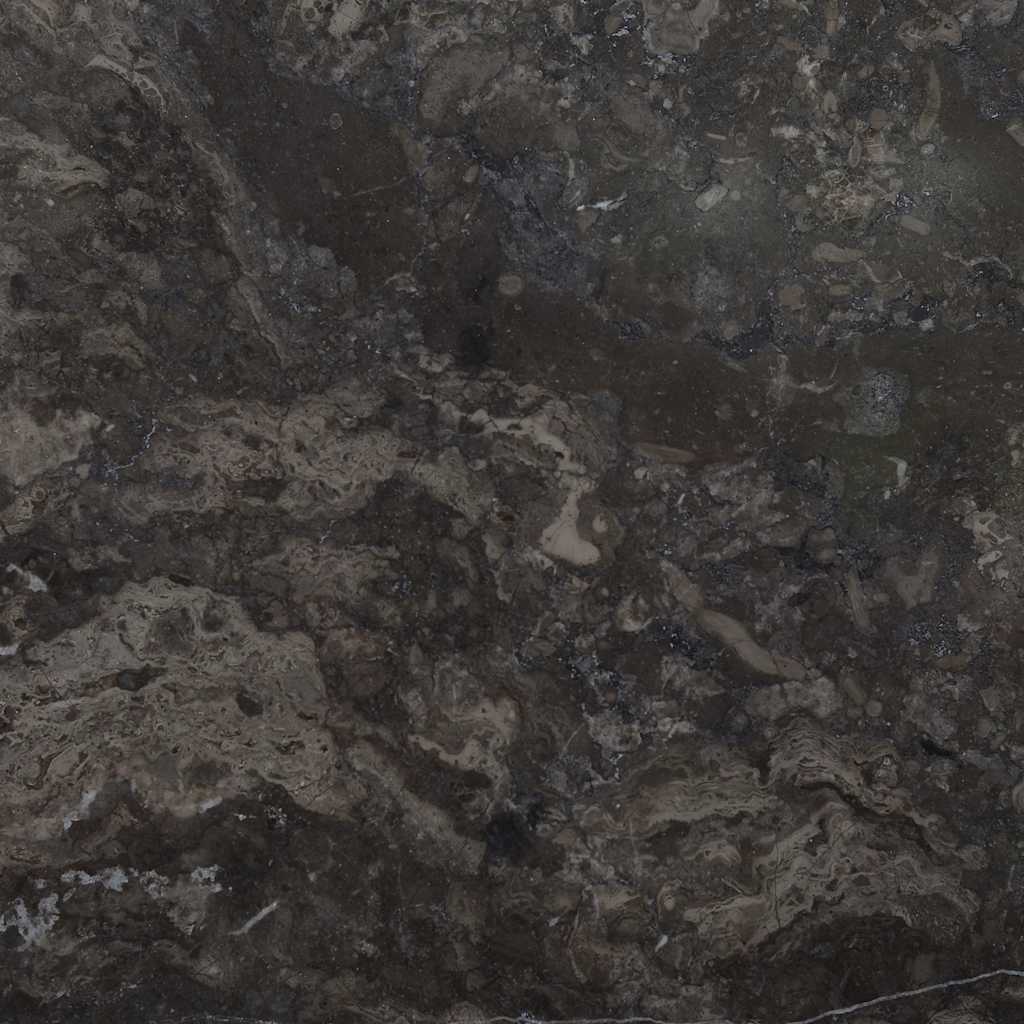 Επιφάνεια Τραπεζιού Μαύρη Ø50 x 2,5 cm Μαρμάρινη - PAKOBAZAAR