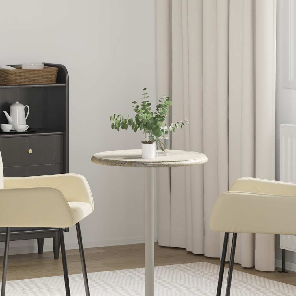 Επιφάνεια Τραπεζιού Γκρι Ø50 x 2,5 εκ. Μαρμάρινη - PAKOBAZAAR