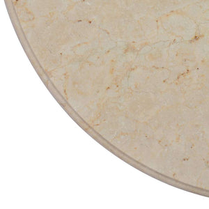 Επιφάνεια Τραπεζιού Κρεμ Ø70 x 2,5 cm Μαρμάρινη - Pakobazaar