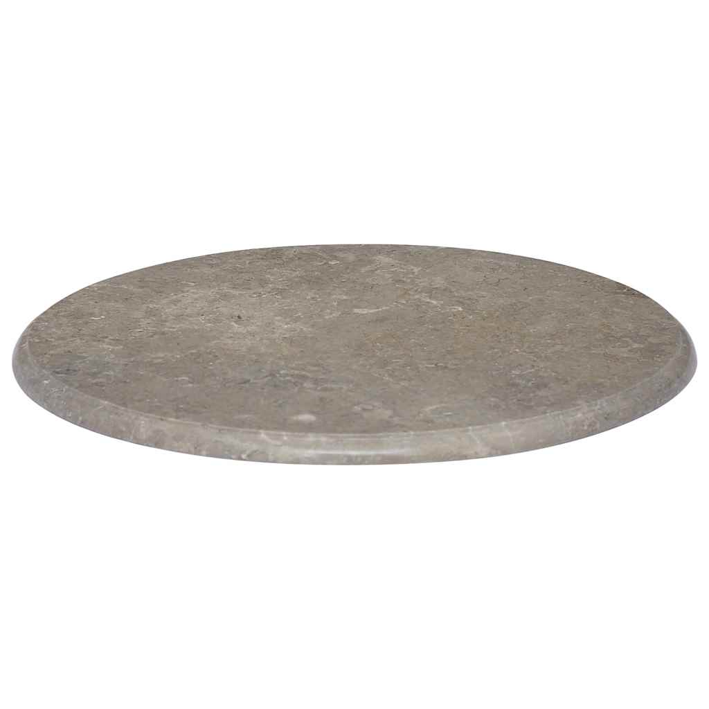 Επιφάνεια Τραπεζιού Γκρι Ø70 x 2,5 cm Μαρμάρινη