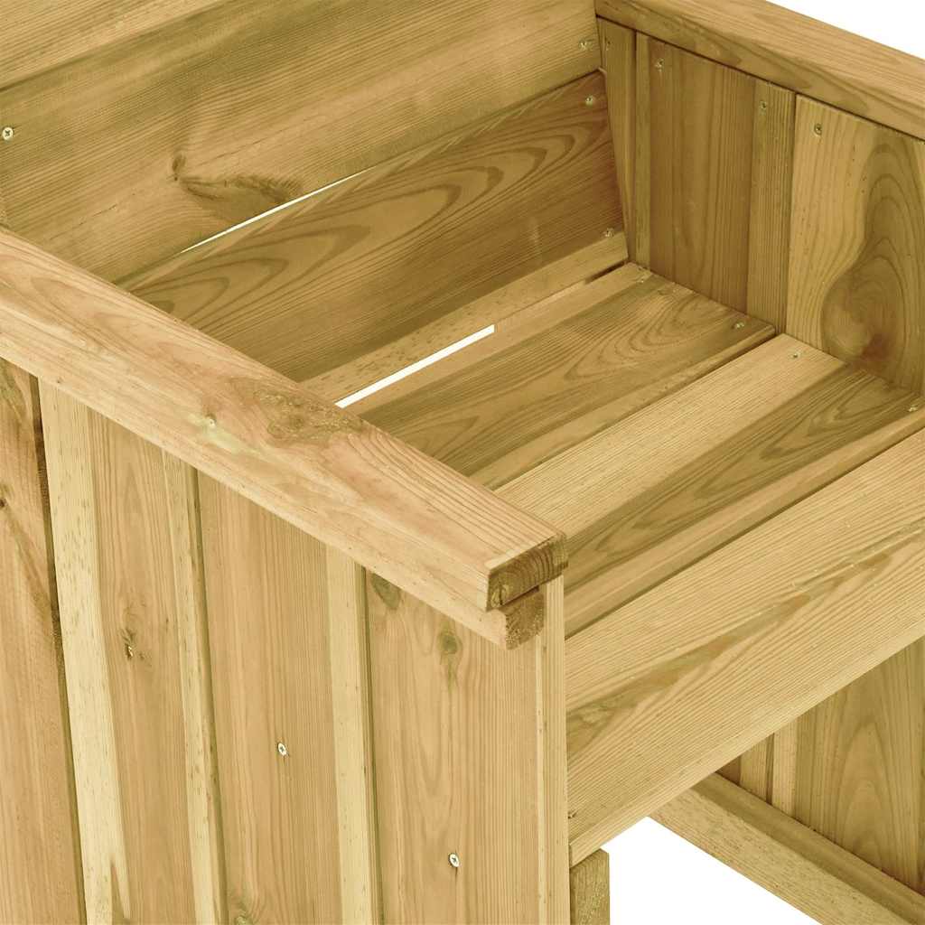 Σετ Τραπεζαρίας Κήπου 7 τεμ. Εμποτισμ. Ξύλο Πεύκου με Μαξιλάρια