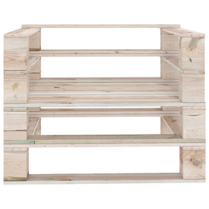 Σαλόνι Παλέτας Κήπου Σετ 7 Τεμ. από Ξύλο Πεύκου με Μαξιλάρια