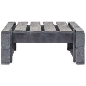 Καθιστικό Κήπου Ottoman Γκρι Εμποτισμένο Ξύλο Πεύκου