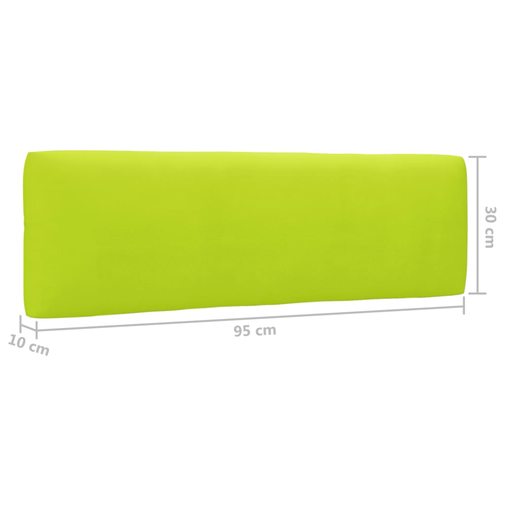 Καναπές Κήπου Παλέτας Διθέσιος Γκρι Εμπ. Ξύλο Πεύκου&Μαξιλάρια - Pakobazaar