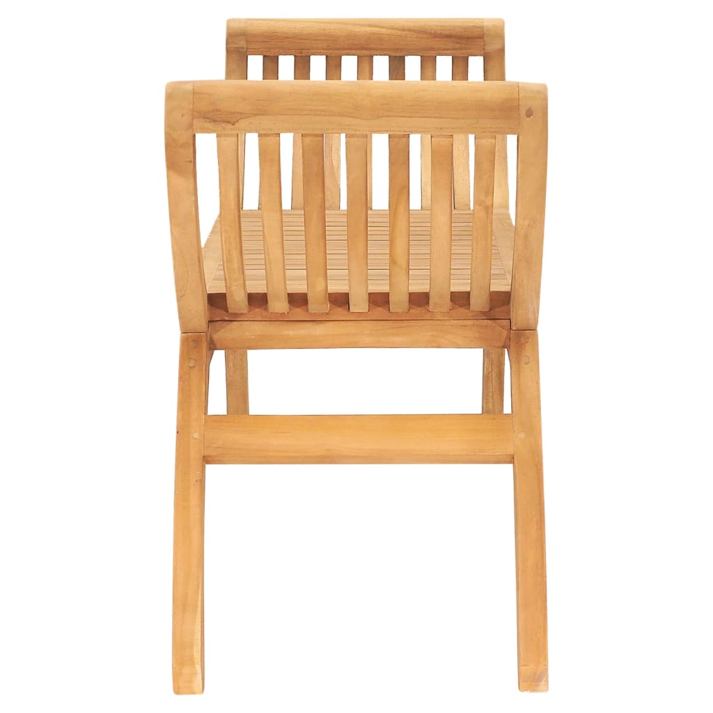 Πάγκος Κήπου 126 εκ. από Μασίφ Ξύλο Teak