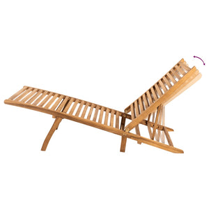 Ξαπλώστρα από Μασίφ Ξύλο Teak
