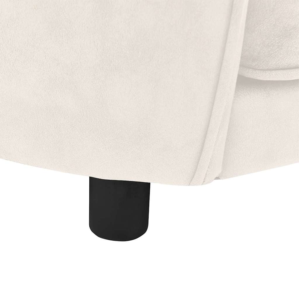 Καναπές - Κρεβάτι Σκύλου Κρεμ 69 x 49 x 40 εκ. Βελουτέ - Pakobazaar