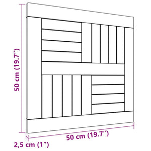 Επιφάνεια Τραπεζιού Τετράγωνη 50 x 50 x 2,5 εκ. Μασίφ Ξύλο Teak