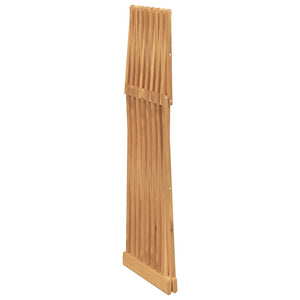 Σκαμπό Πτυσσόμενο 40 x 32,5 x 70 εκ. από Μασίφ Ξύλο Teak - Pakobazaar