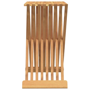 Σκαμπό Πτυσσόμενο 40 x 32,5 x 70 εκ. από Μασίφ Ξύλο Teak - Pakobazaar
