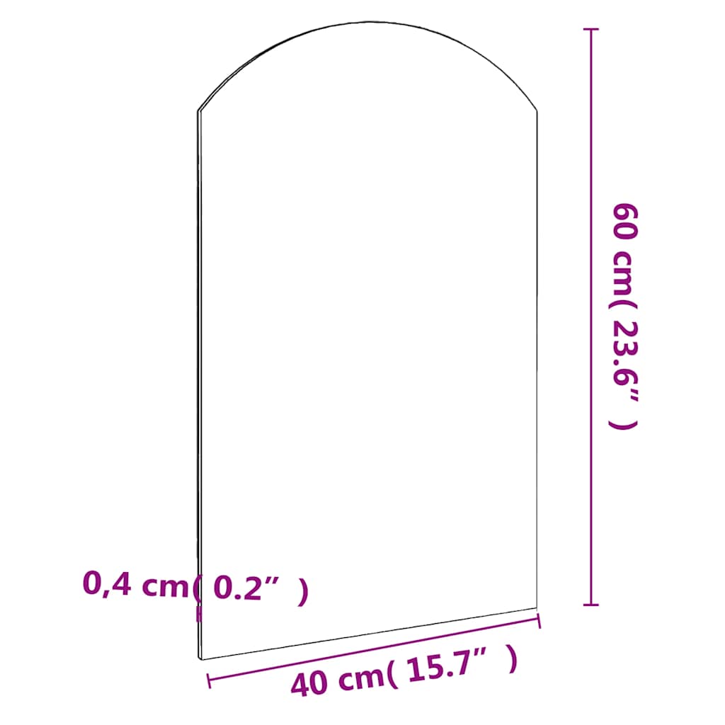 Καθρέφτης 60 x 40 εκ. Γυάλινος