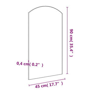 Καθρέφτης 90 x 45 εκ. Γυάλινος