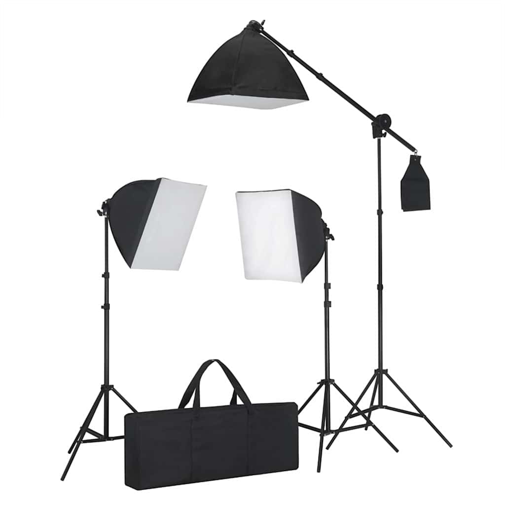 Κιτ Φωτογραφικού Στούντιο Softbox με Φώτα, Φόντο & Ανακλαστήρα