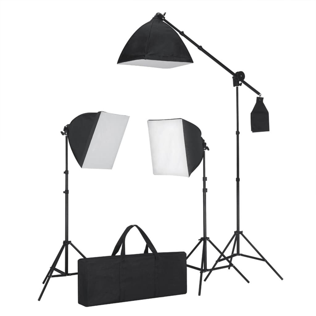 Κιτ Φωτογραφικού Στούντιο Softbox με Φώτα, Φόντο & Ανακλαστήρα