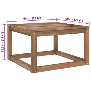 Σαλόνι Κήπου Σετ 5 τεμ. με Κόκκινα Μαξιλάρια - Pakobazaar