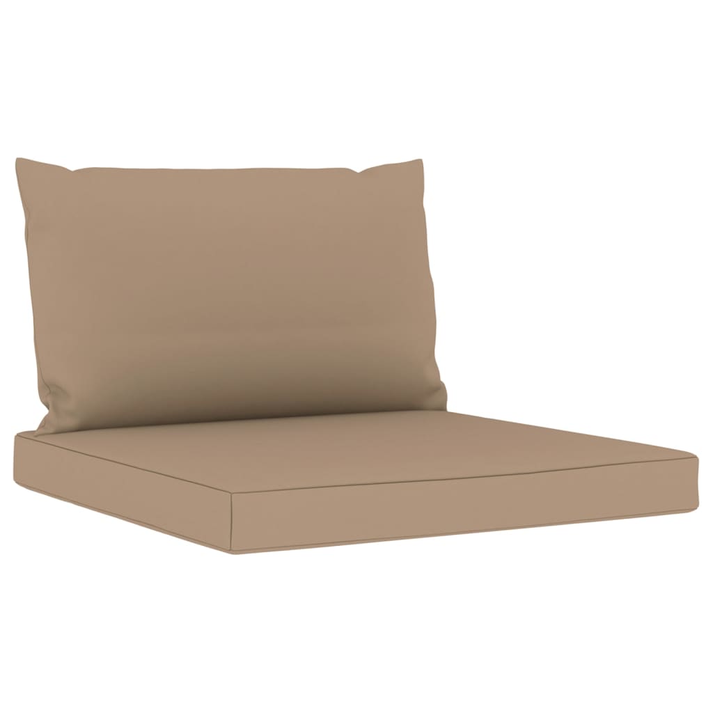 Σαλόνι Κήπου 10 Τεμαχίων με Taupe Μαξιλάρια