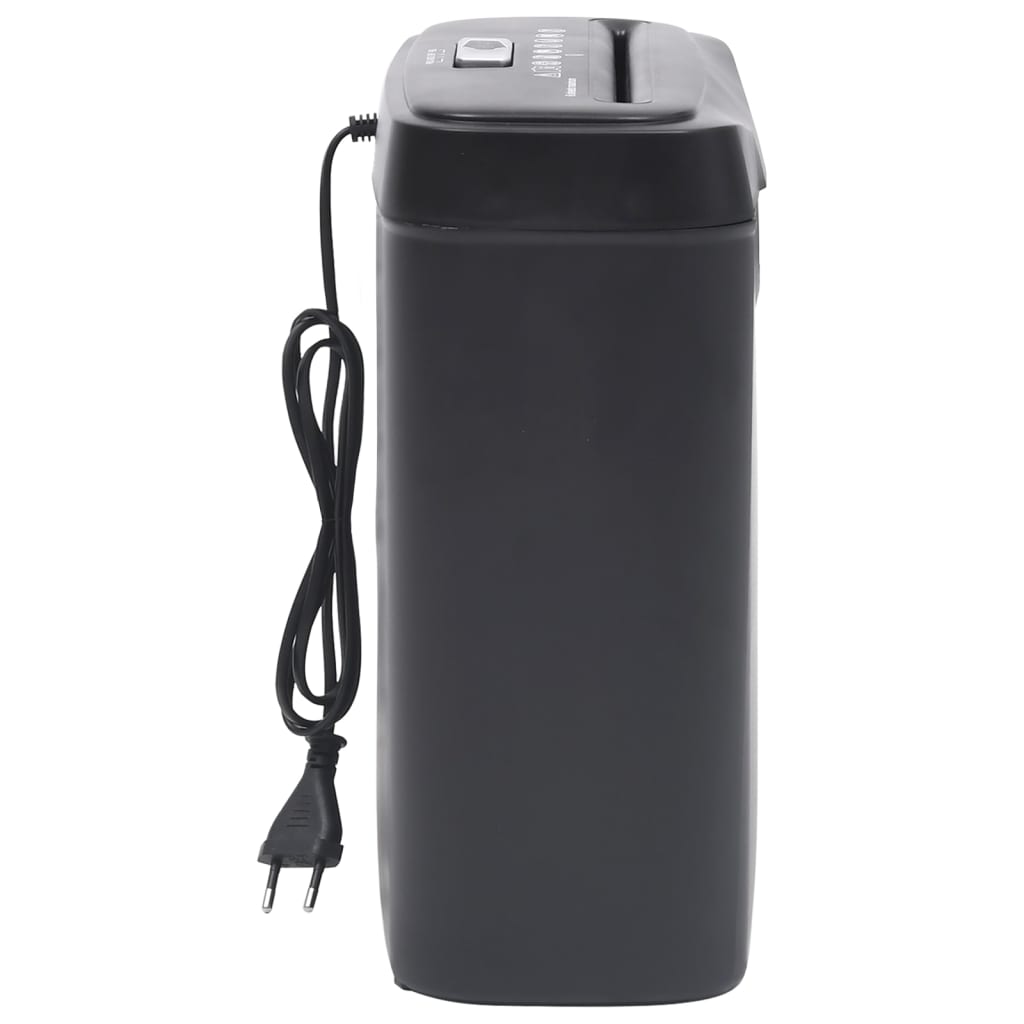 Καταστροφέας Εγγράφων 6 Φύλλων με Κοπή σε Λωρίδες Μαύρος - Pakobazaar