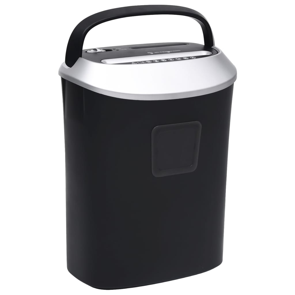 Καταστροφέας Εγγράφων 10 Φύλλων με Εγκάρσια Κοπή Μαύρος - Pakobazaar