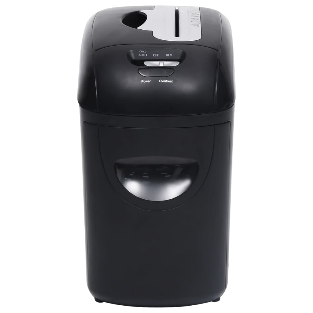 Καταστροφέας Εγγράφων 10 Φύλλων με Μικροκοπή Μαύρος - Pakobazaar