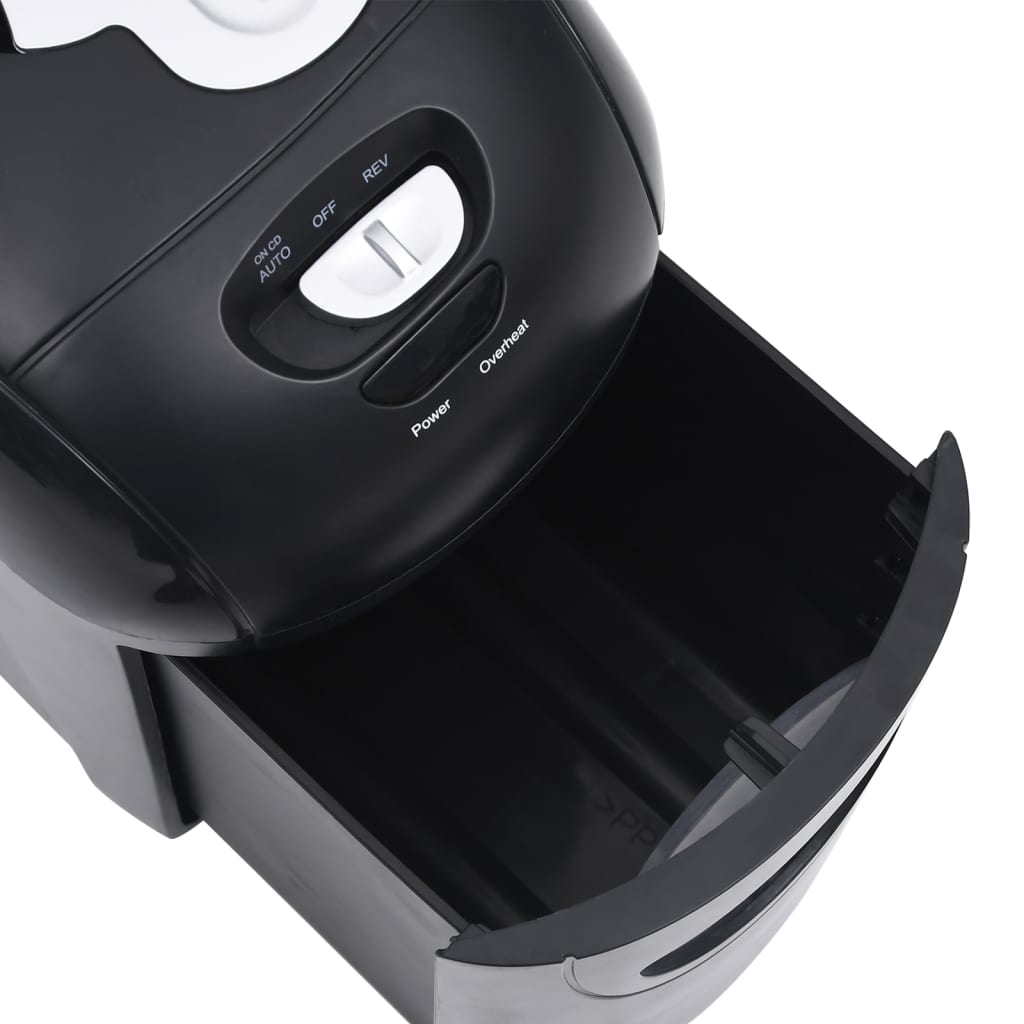 Καταστροφέας Εγγράφων 10 Φύλλων με Μικροκοπή Μαύρος - Pakobazaar