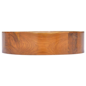 Νιπτήρας Ø40 x 10 εκ. από Μασίφ Ξύλο Teak