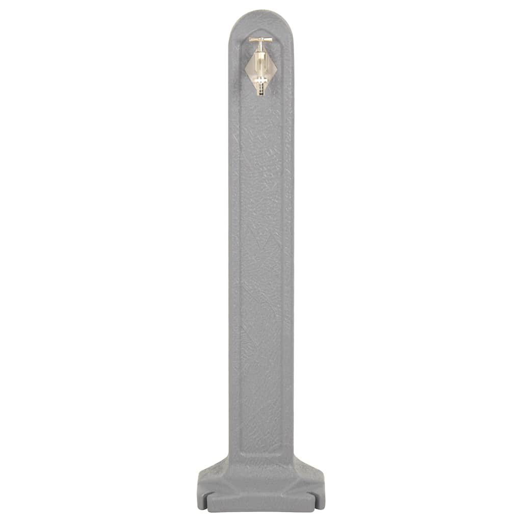 Βρύση Κήπου Ανοιχτό Γκρι με Σχέδιο Πέτρας