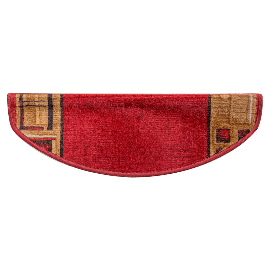 Πατάκια Σκάλας Αυτοκόλλητα 5 τεμ. Κόκκινα 65x21x4 εκ. - PAKOBAZAAR