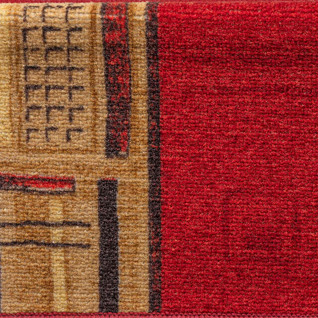 Πατάκια Σκάλας Αυτοκόλλητα 5 τεμ. Κόκκινα 65x21x4 εκ. - PAKOBAZAAR