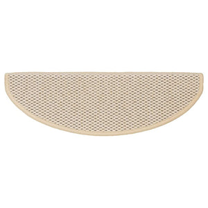 Πατάκια Σκάλας Αυτοκόλλητα 15 τεμ. Όψη Σιζάλ Berber 65x21x4 εκ.