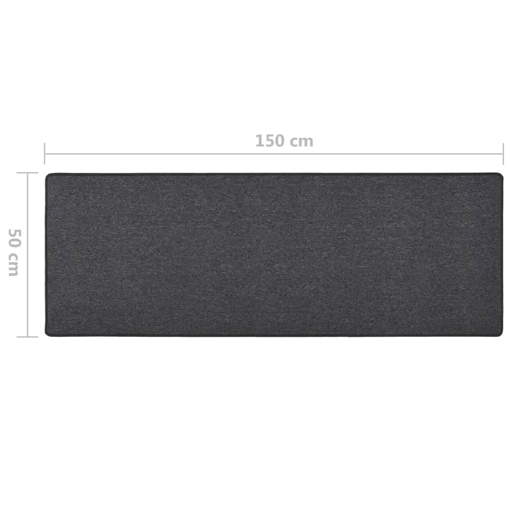 Χαλί Διάδρομος Ανθρακί 50 x 150 εκ.