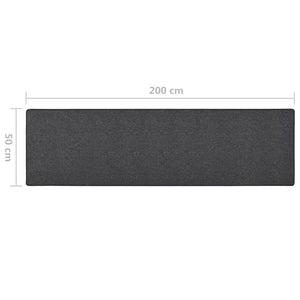 Χαλί Διάδρομος Ανθρακί 50 x 200 εκ. - Pakobazaar