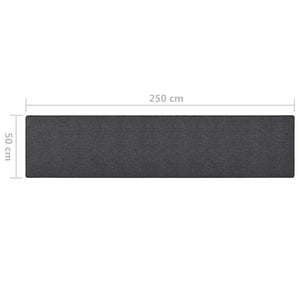 Χαλί Διάδρομος Ανθρακί 50 x 250 εκ.