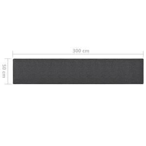 Χαλί Διάδρομος Ανθρακί 50 x 300 εκ. - Pakobazaar