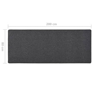Χαλί Διάδρομος Ανθρακί 80 x 200 εκ.