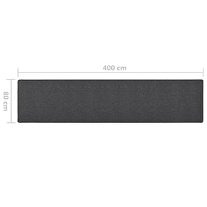 Χαλί Διάδρομος Ανθρακί 80 x 400 εκ.