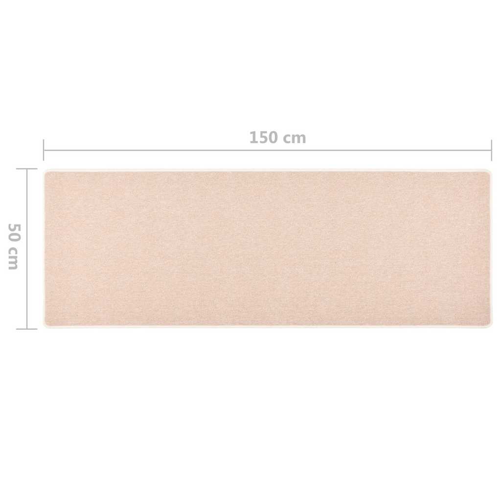Χαλί Διάδρομος Ανοιχτό Καφέ 50 x 150 εκ.