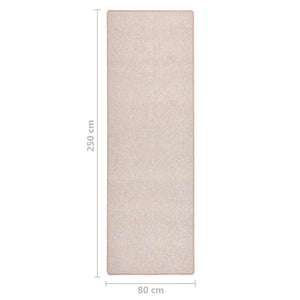 Χαλί Διάδρομος Taupe 80 x 250 εκ.